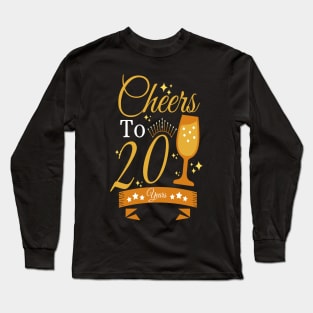 Cheers to 20 years Long Sleeve T-Shirt